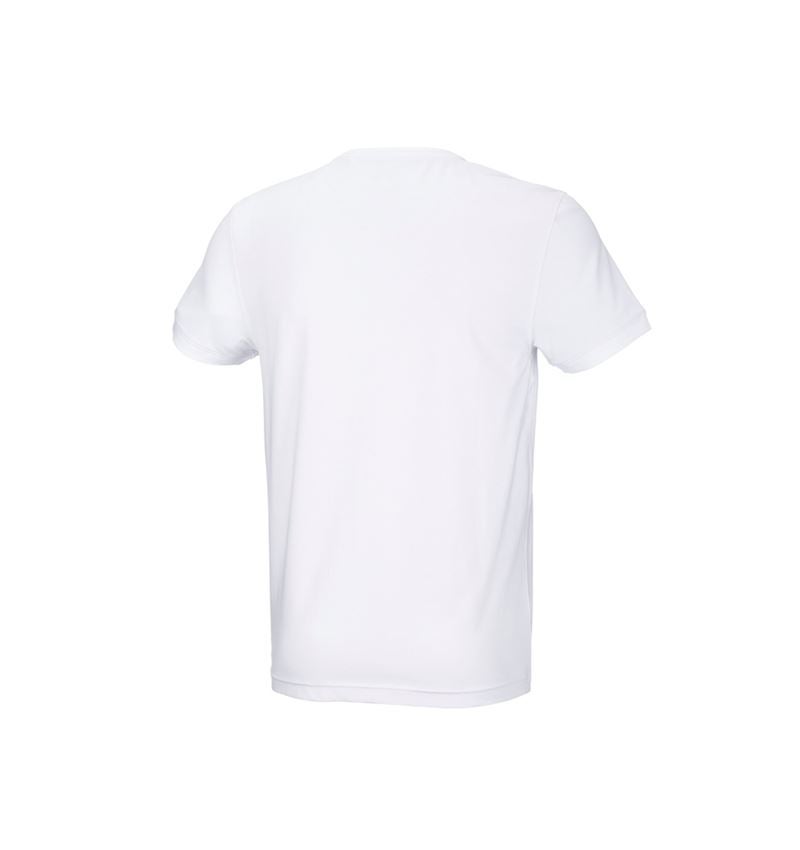 Topics: e.s. T-shirt cotton stretch + white 4