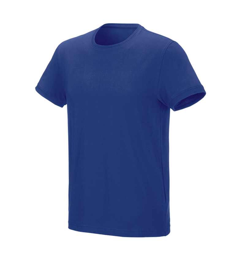 Teman: e.s. T-shirt cotton stretch + kornblå 2