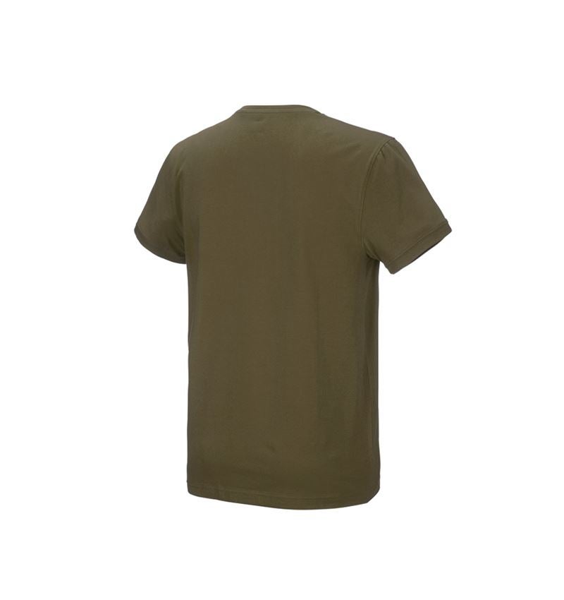 Skogsbruk / Trädgård: e.s. T-shirt cotton stretch + slamgrön 3