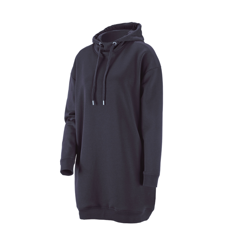 Topics: e.s. Oversize hoody sweatshirt poly cotton, ladies + navy 1