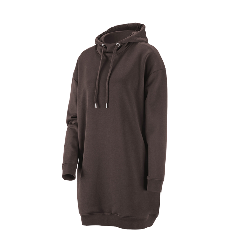 Plumbers / Installers: e.s. Oversize hoody sweatshirt poly cotton, ladies + chestnut 1
