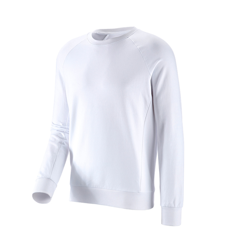 Shirts, Pullover & more: e.s. Sweatshirt cotton stretch + white 2