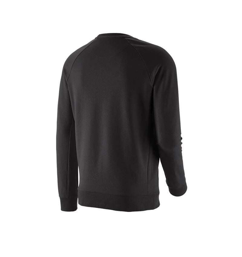 Överdelar: e.s. Sweatshirt cotton stretch + svart 6