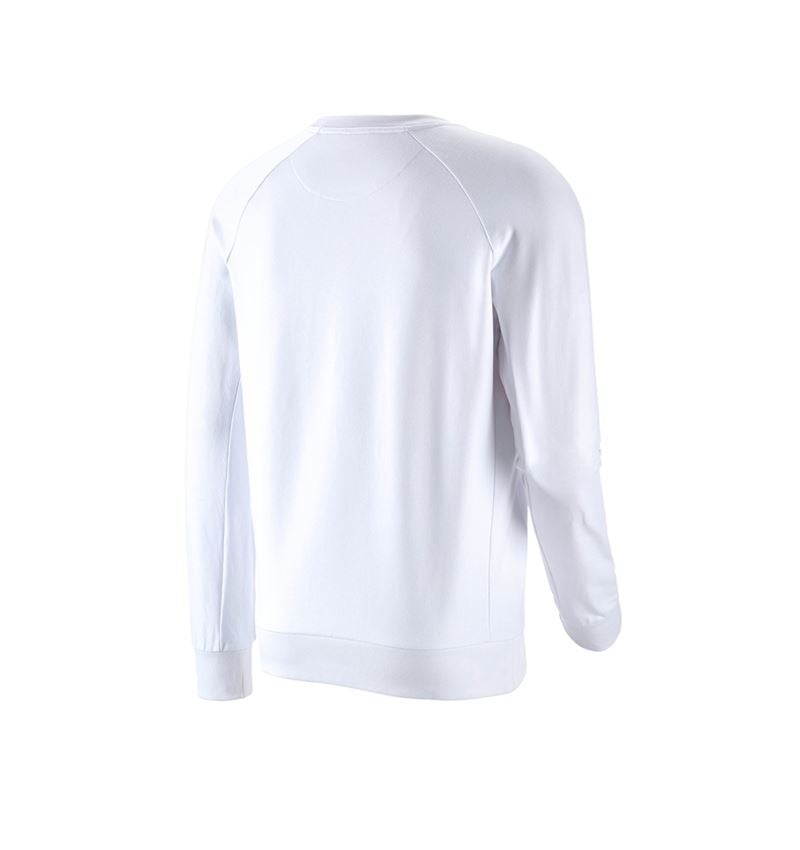 Shirts, Pullover & more: e.s. Sweatshirt cotton stretch + white 3