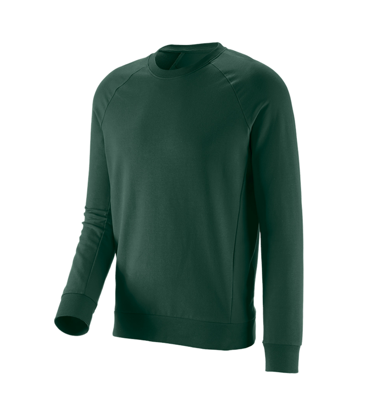 Överdelar: e.s. Sweatshirt cotton stretch + grön 2