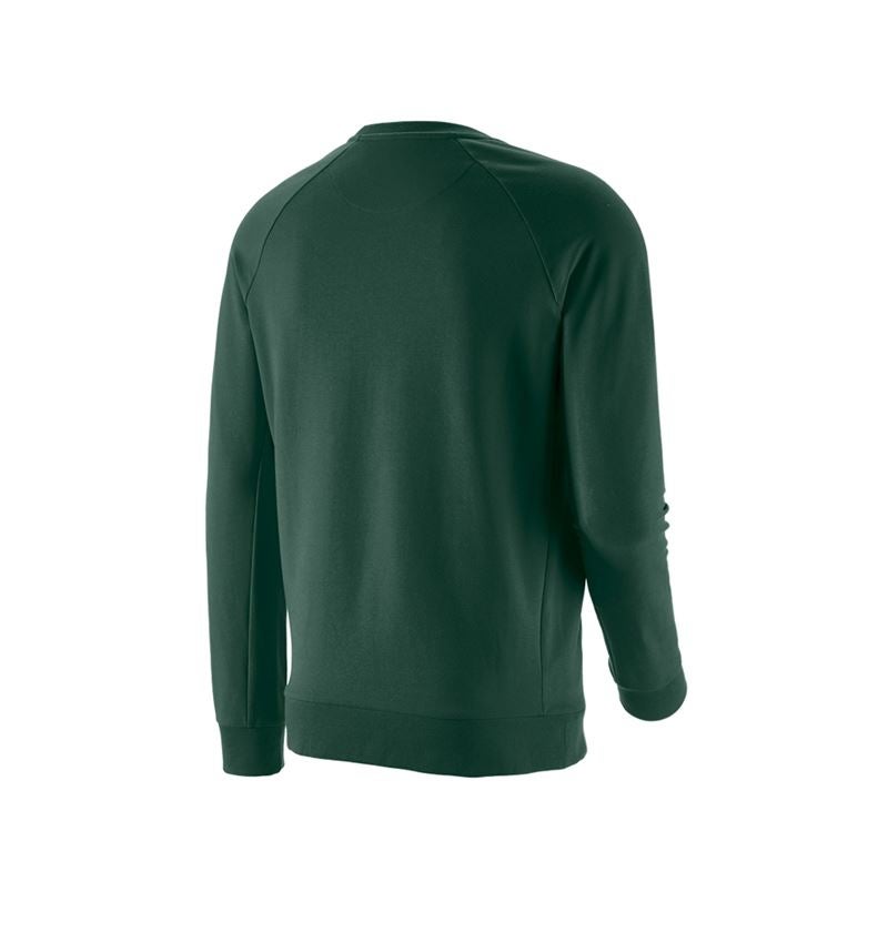 Överdelar: e.s. Sweatshirt cotton stretch + grön 3