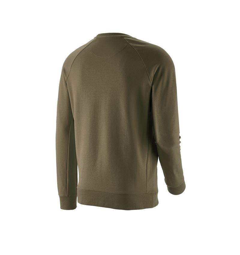 Shirts, Pullover & more: e.s. Sweatshirt cotton stretch + mudgreen 3