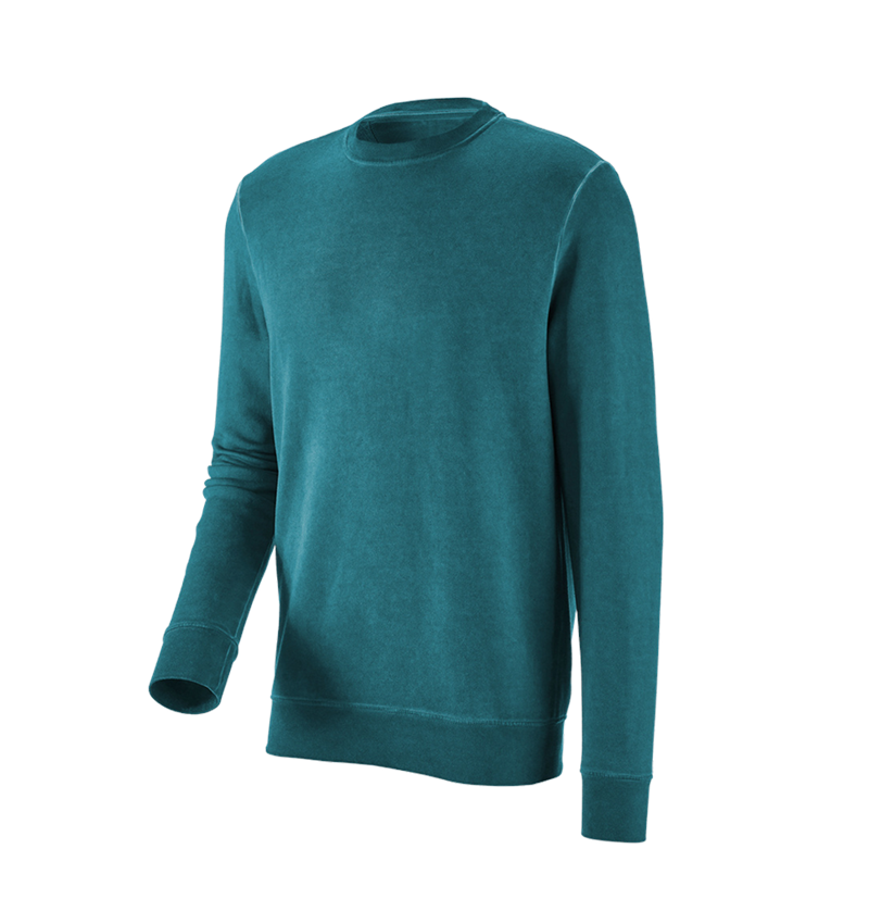 Överdelar: e.s. Sweatshirt vintage poly cotton + mörk cyan vintage 4