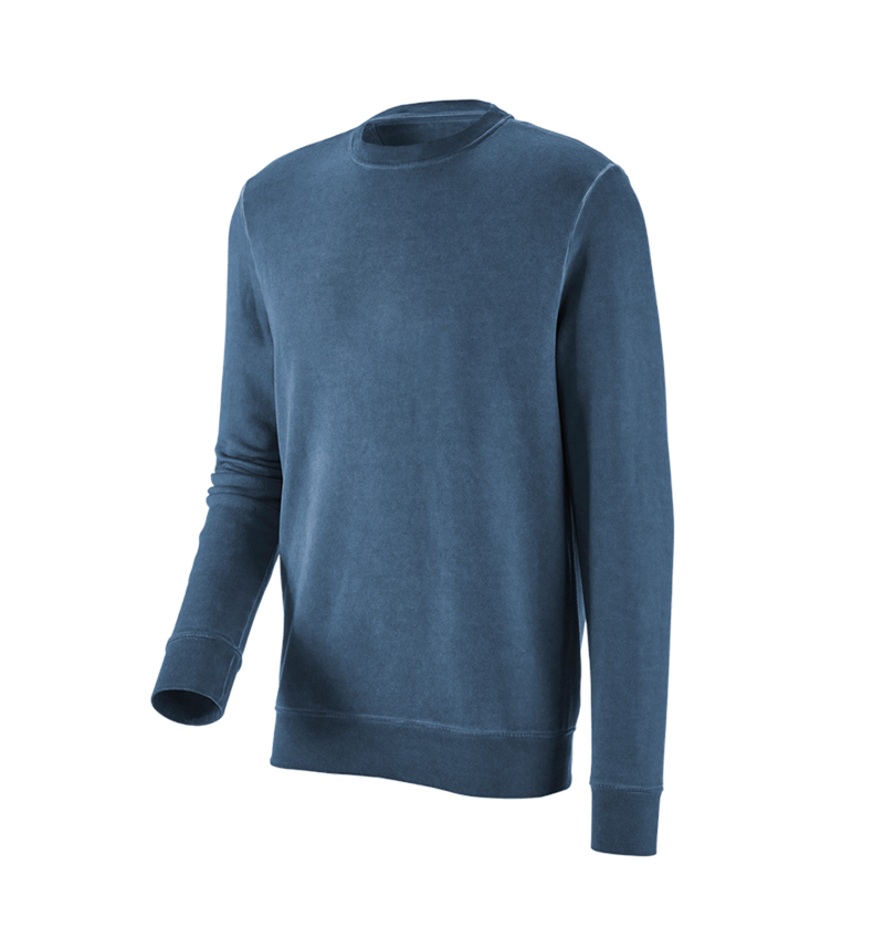 Överdelar: e.s. Sweatshirt vintage poly cotton + antikblå vintage 5