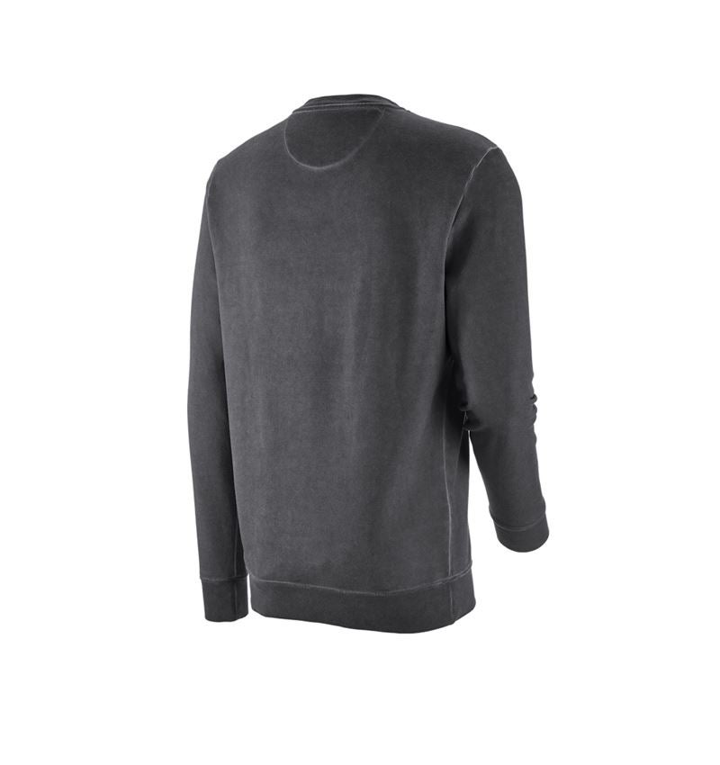 Snickare: e.s. Sweatshirt vintage poly cotton + oxidsvart vintage 4