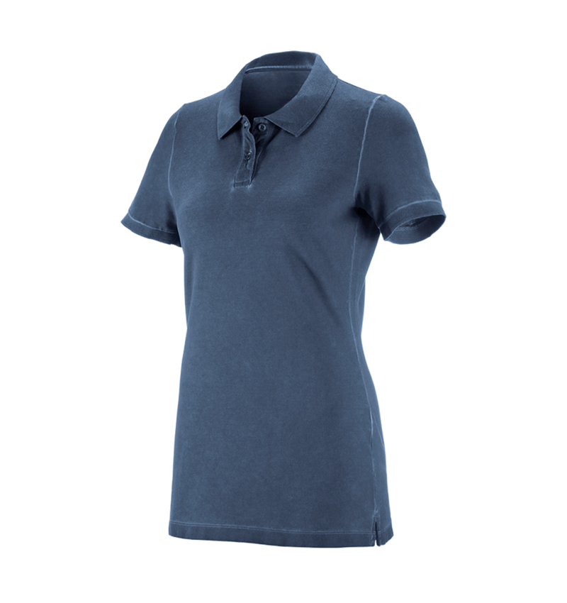 Shirts, Pullover & more: e.s. Polo shirt vintage cotton stretch, ladies' + antiqueblue vintage 6