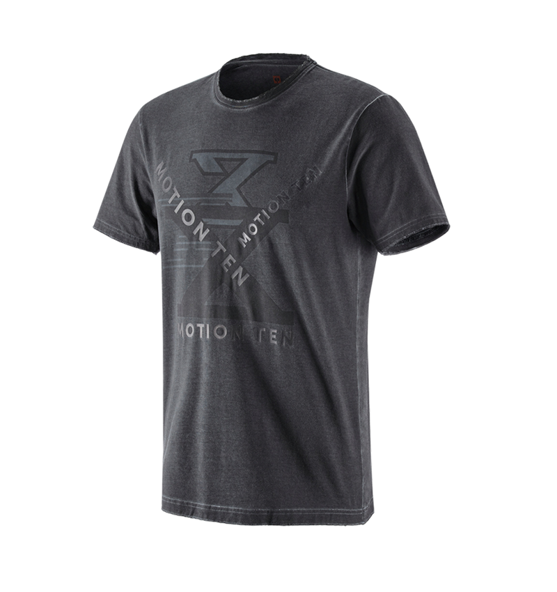 Överdelar: T-shirt  e.s.motion ten + oxidsvart vintage 1