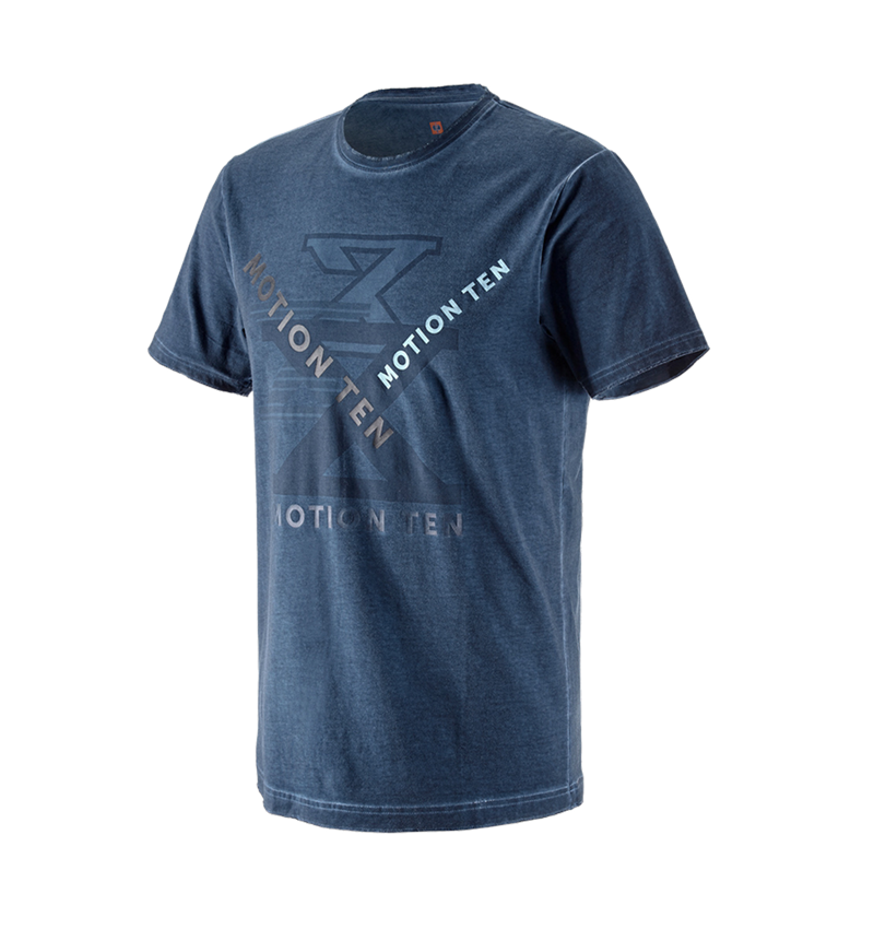 Överdelar: T-shirt  e.s.motion ten + skifferblå vintage 2