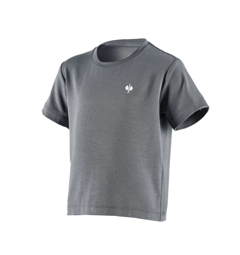 Överdelar: Modal-shirt e.s. ventura vintage, barn + basaltgrå 2