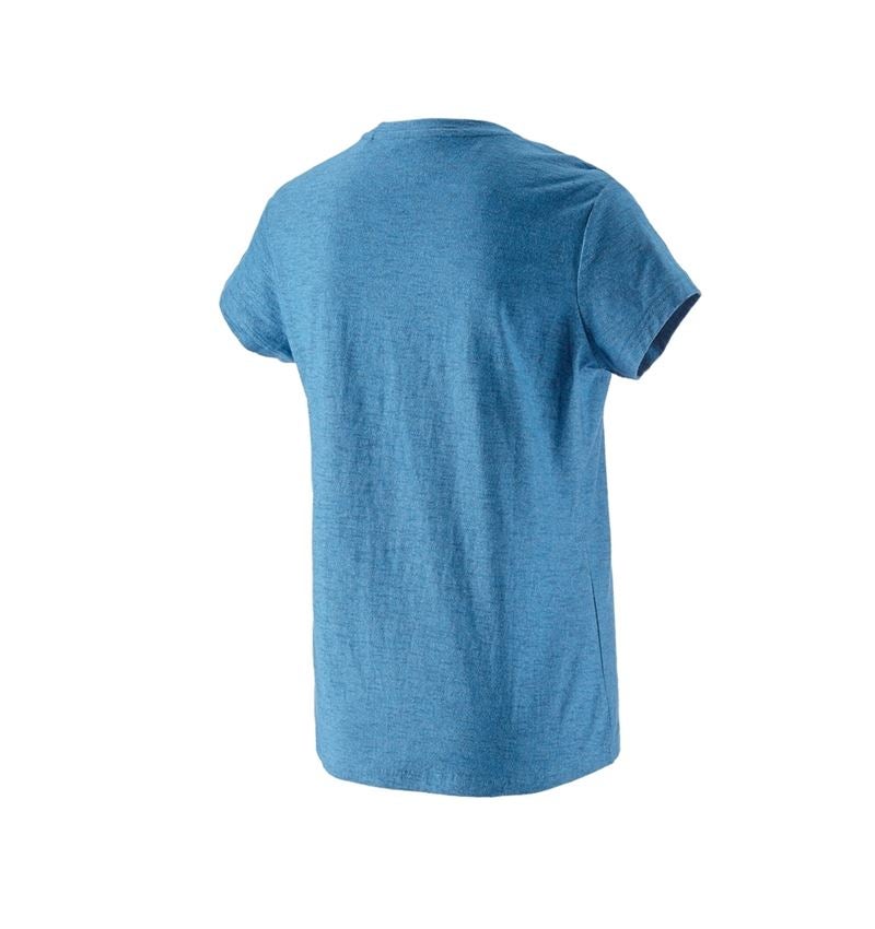 Överdelar: T-Shirt e.s.vintage, dam + arktisk blå melange 3
