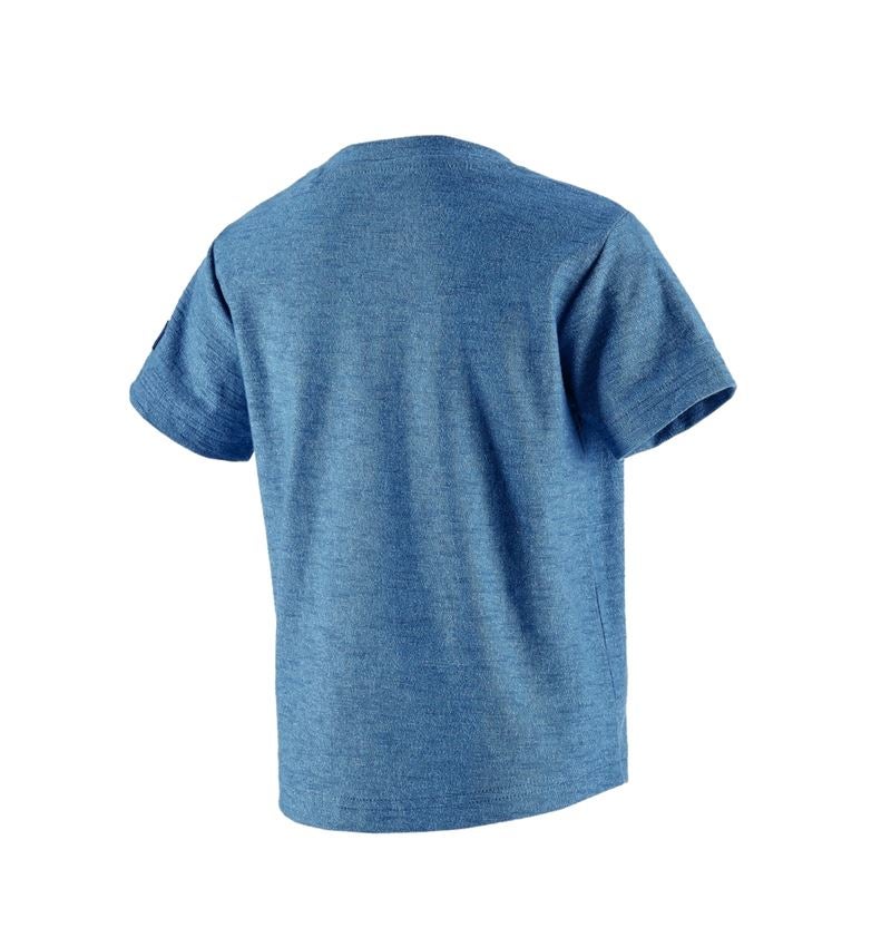För de små: T-Shirt e.s.vintage, barn + arktisk blå melange 3