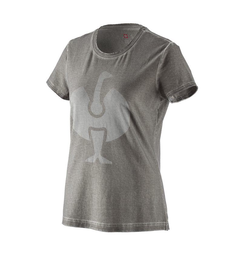 Överdelar: T-Shirt e.s.motion ten ostrich, dam + granit vintage 2