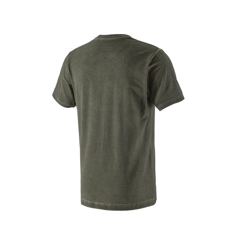 Överdelar: T-Shirt e.s.motion ten ostrich + camouflage grön vintage 3