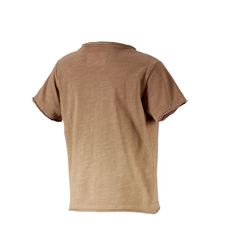 Överdelar: e.s. T-Shirt denim workwear, barn + ljusbrun vintage 2