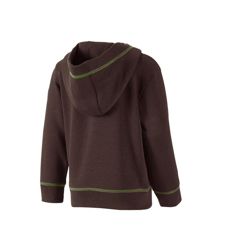 Shirts, Pullover & more: Hoody sweatshirt e.s.motion 2020, children´s + chestnut/seagreen 2