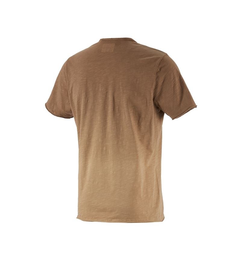 Överdelar: e.s. T-Shirt workwear ostrich + ljusbrun vintage 2