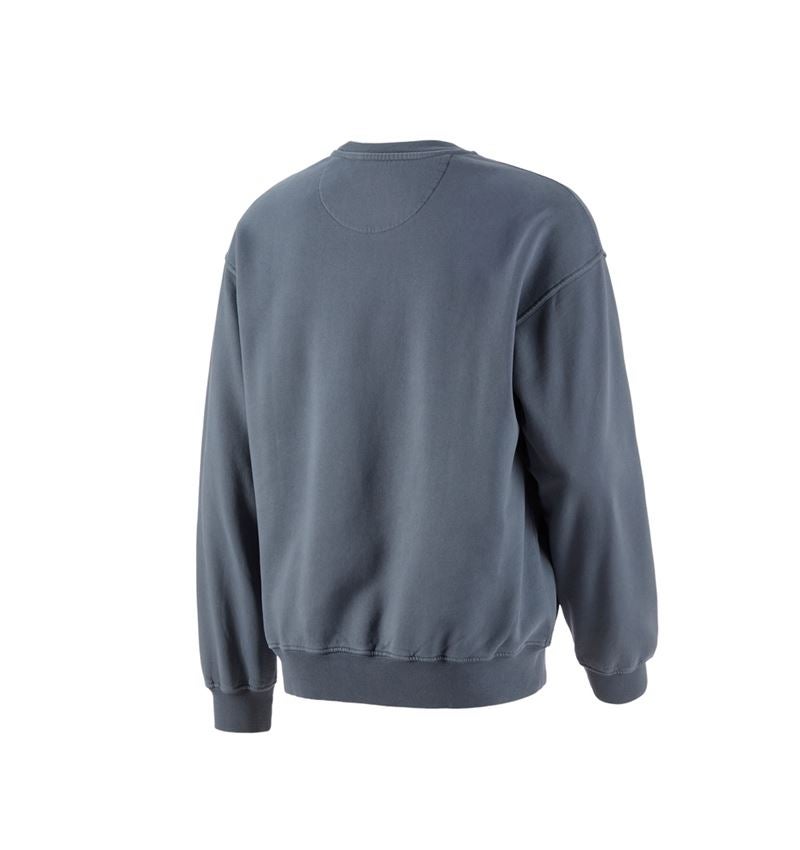 Teman: Oversize sweatshirt e.s.motion ten + rökblå vintage 4