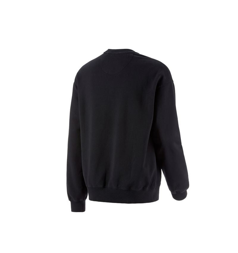 Teman: Oversize sweatshirt e.s.motion ten + oxidsvart vintage 4