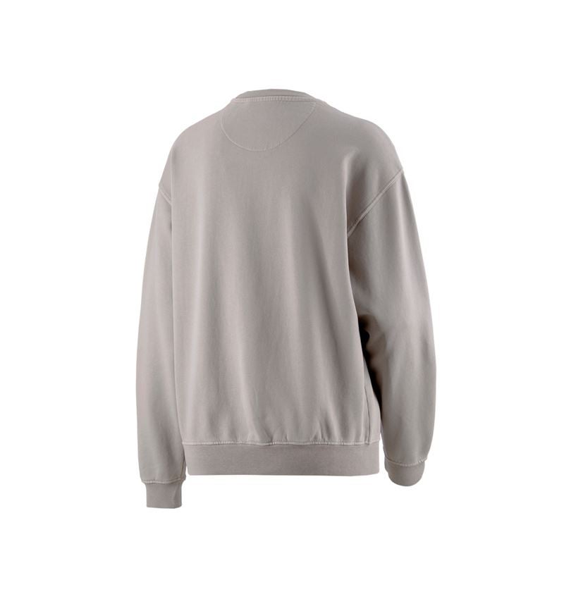 Teman: Oversize sweatshirt e.s.motion ten, dam + opalgrå vintage 4