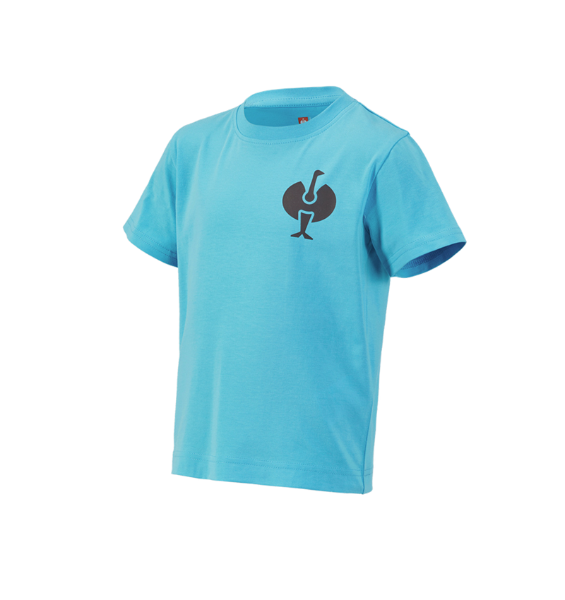 Topics: T-Shirt e.s.trail, children's + lapisturquoise/anthracite 2