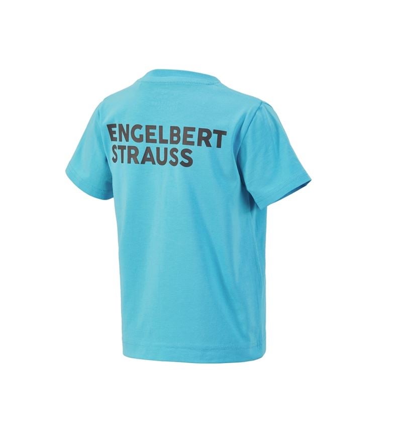 Topics: T-Shirt e.s.trail, children's + lapisturquoise/anthracite 3