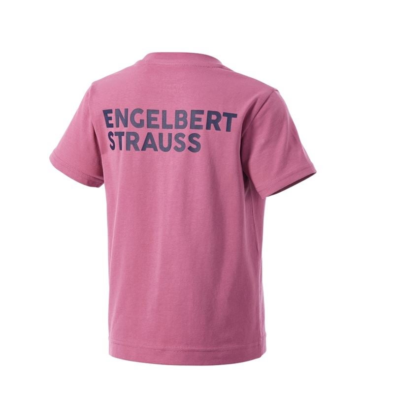 Överdelar: T-Shirt e.s.trail, barn + tararosa/djupblå 6