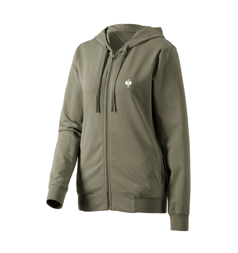 Shirts, Pullover & more: Hooded sweat jacket e.s.motion ten,ladies' + moorgreen vintage 2