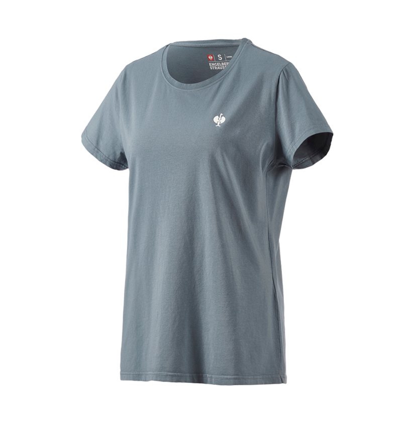 Överdelar: T-Shirt e.s.motion ten pure, dam + rökblå vintage 2