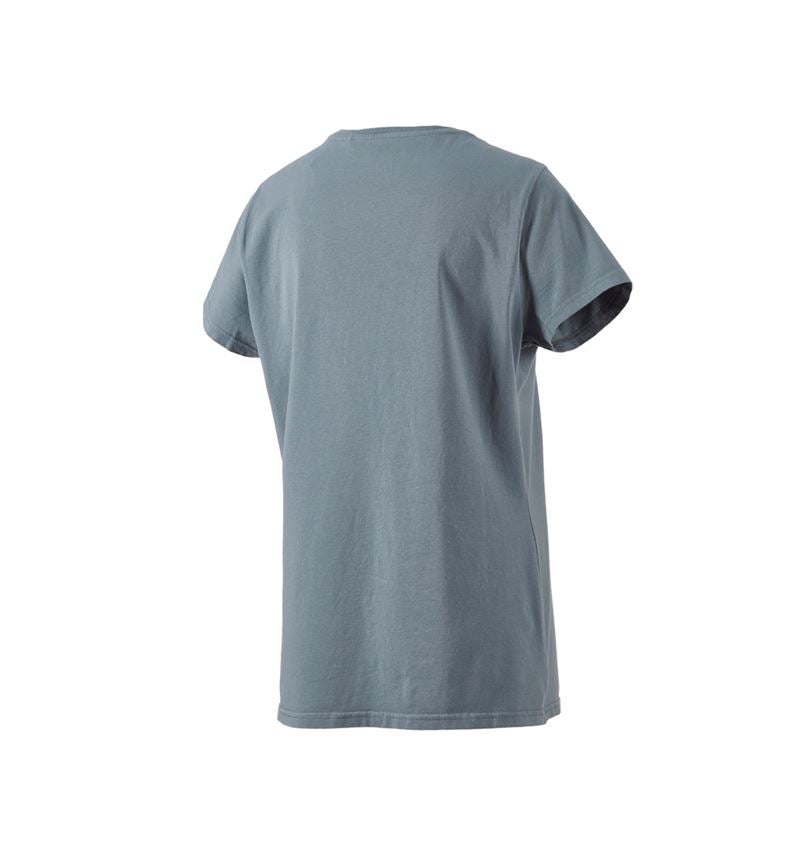 Överdelar: T-Shirt e.s.motion ten pure, dam + rökblå vintage 3