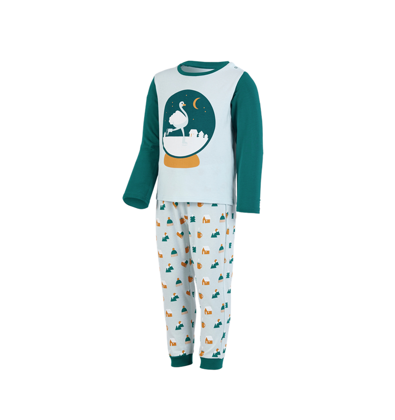 Presentidéer: e.s. Baby-pyjamas + isvattenblå 2