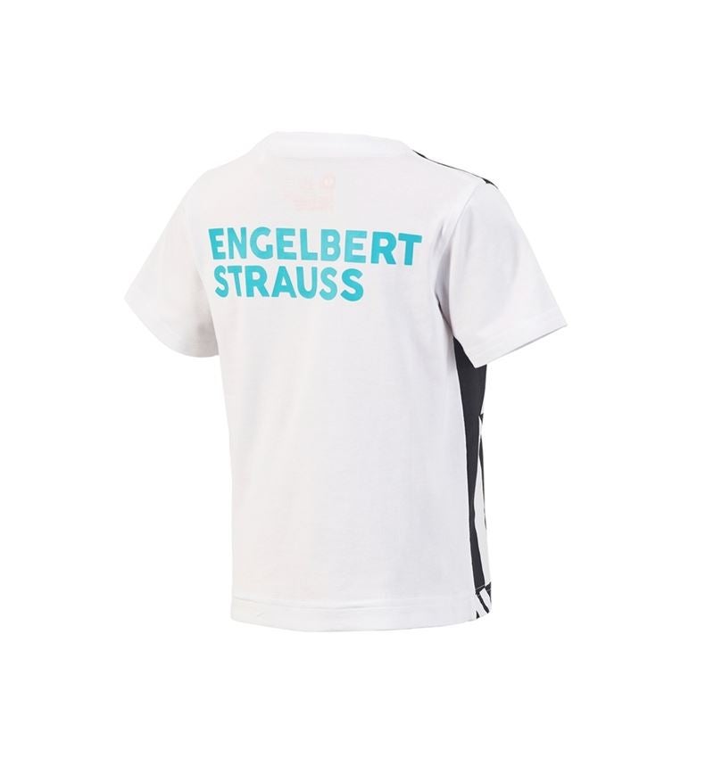 Överdelar: T-Shirt e.s.trail graphic, barn + svart/vit 3
