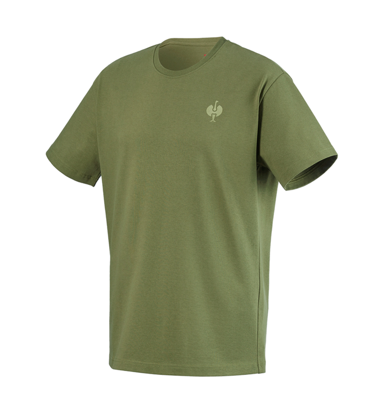 Överdelar: T-shirt heavy e.s.iconic + berggrön 9