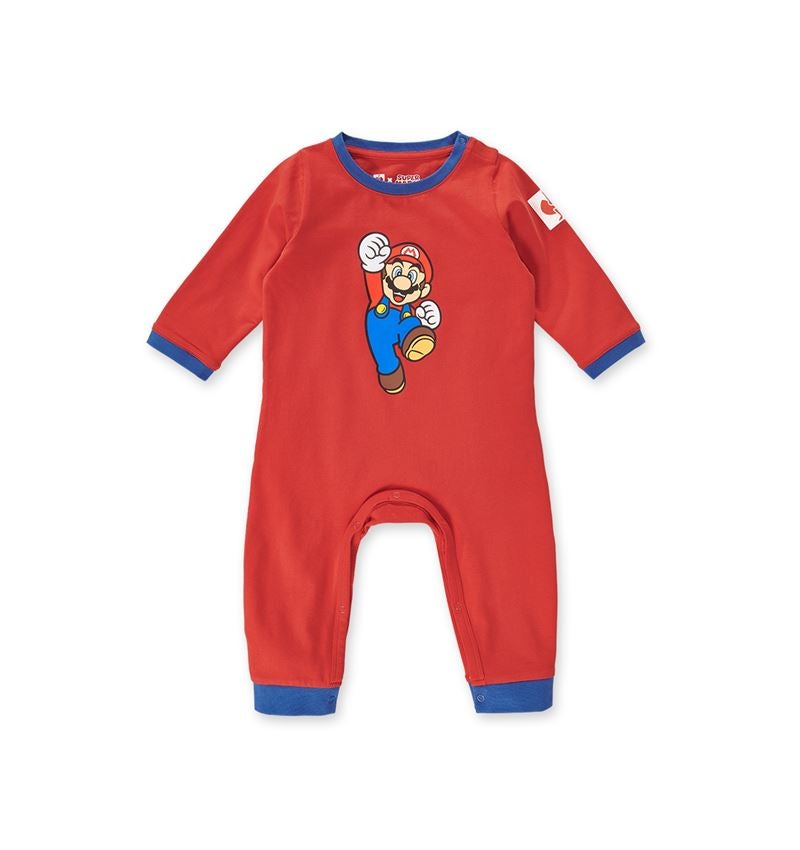 Samarbeten: Super Mario baby-body + strauss röd