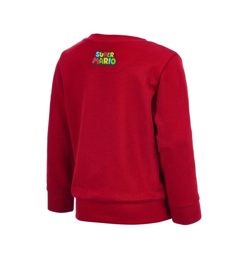 Överdelar: Super Mario sweatshirt, barn + eldröd 3