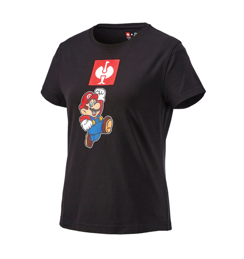 Överdelar: Super Mario T-shirt, dam + svart 2