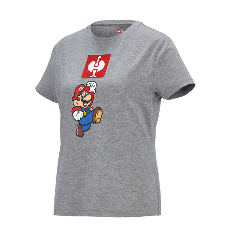 Samarbeten: Super Mario T-shirt, dam + gråmelerad 2
