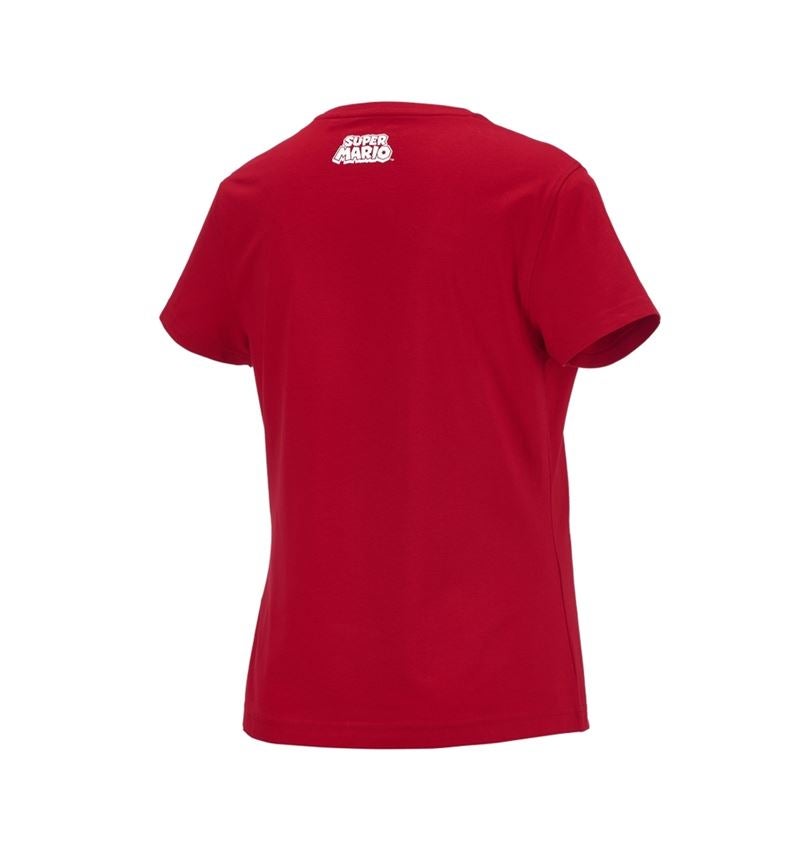 Överdelar: Super Mario T-shirt, dam + eldröd 2