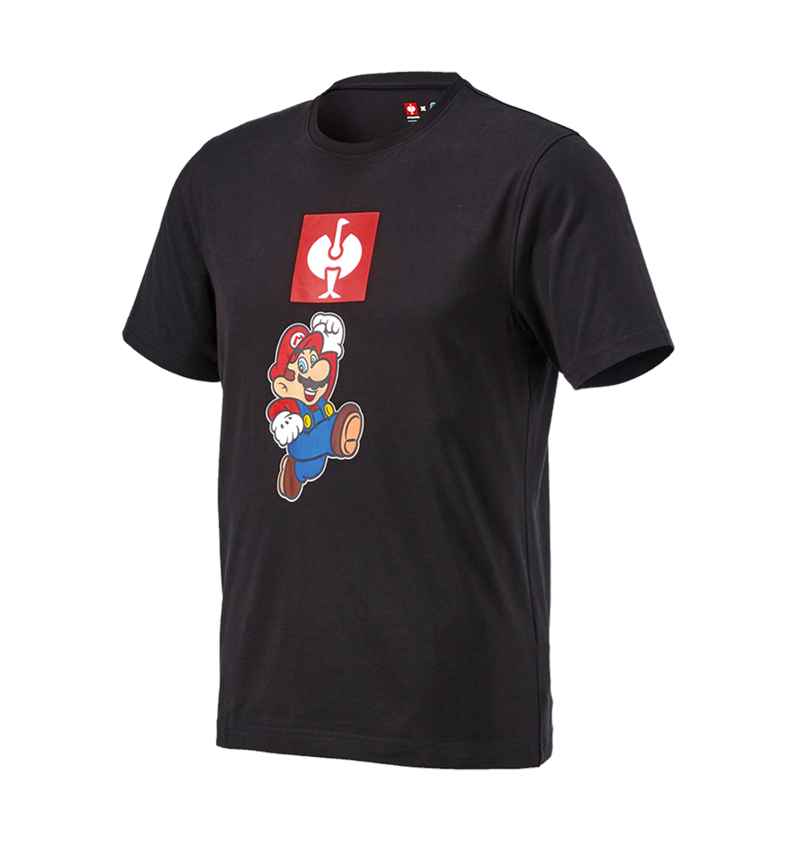 Samarbeten: Super Mario t-shirt, herr + svart 1