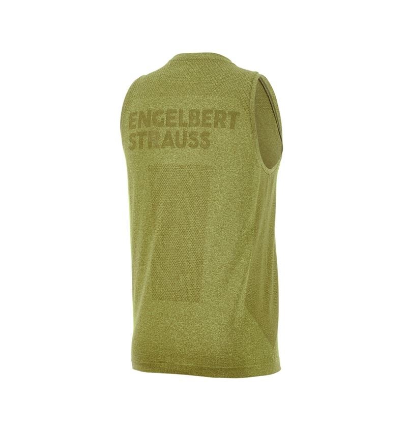 Kläder: Athletic-shirt seamless e.s.trail + enegrön melange 6
