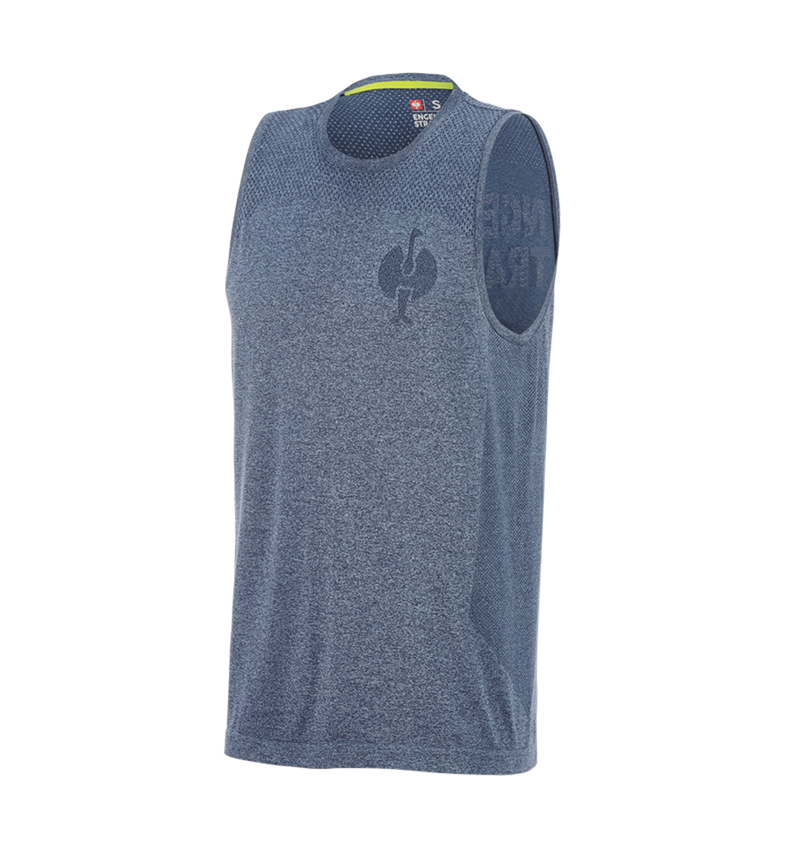 Överdelar: Athletic-shirt seamless e.s.trail + djupblå melange 4