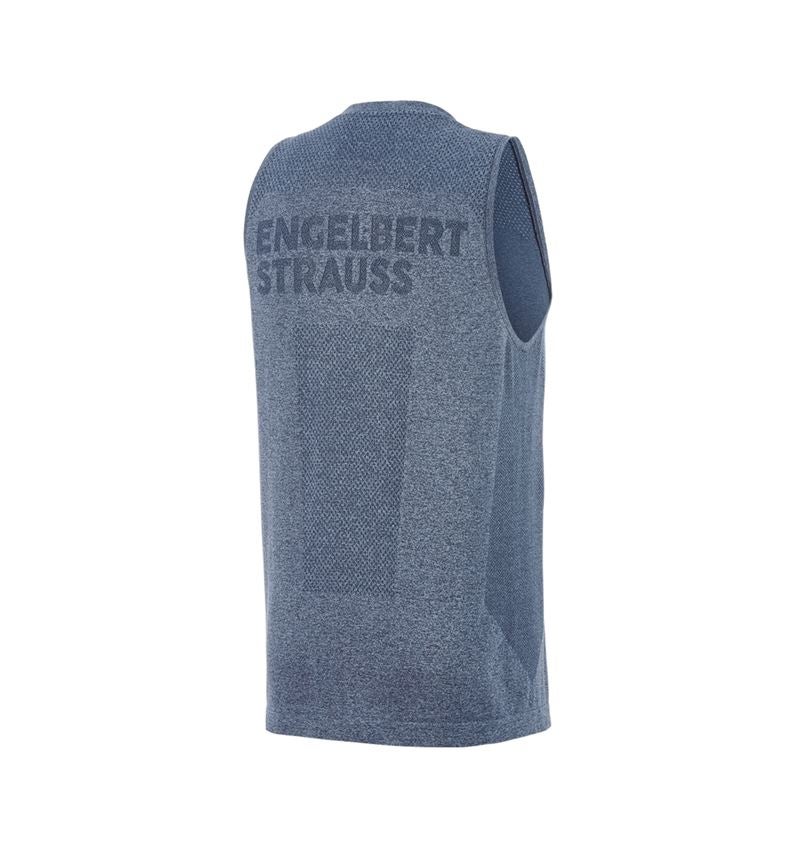 Överdelar: Athletic-shirt seamless e.s.trail + djupblå melange 5