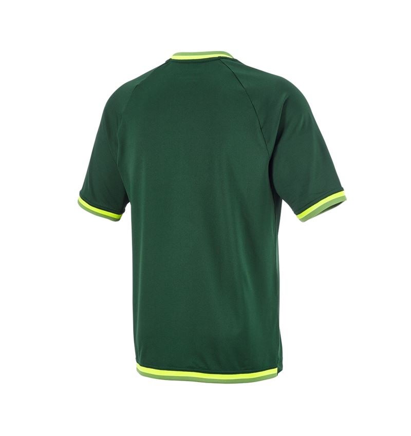 Teman: Funktions-t-shirt e.s.ambition + grön/varselgul 7