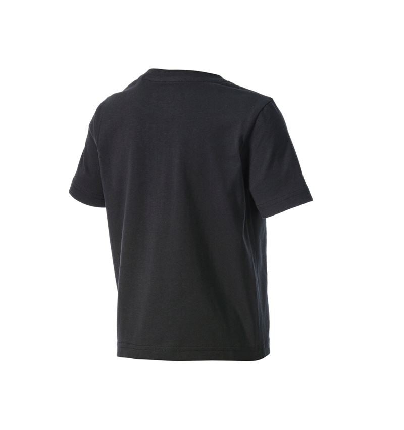 Kläder: e.s. t-shirt strauss works, barn + svart/vit 1