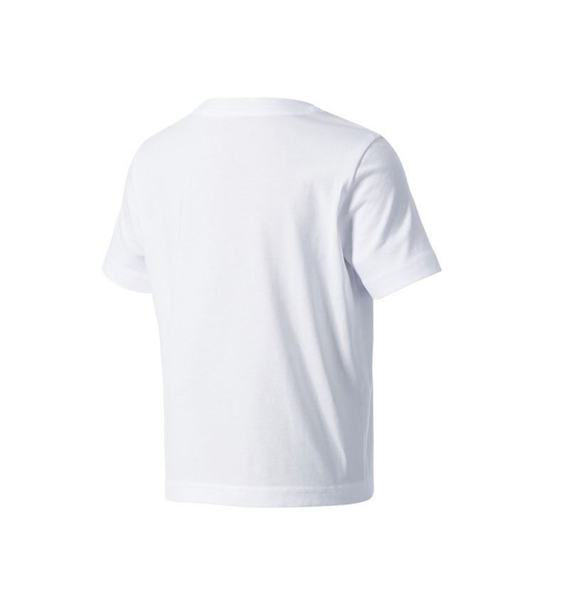 Clothing: e.s. T-shirt strauss works, children's + white 1