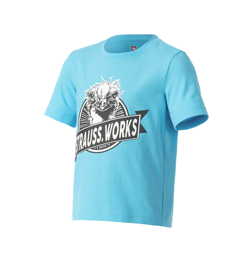 Kläder: e.s. t-shirt strauss works, barn + lapisturkos 4